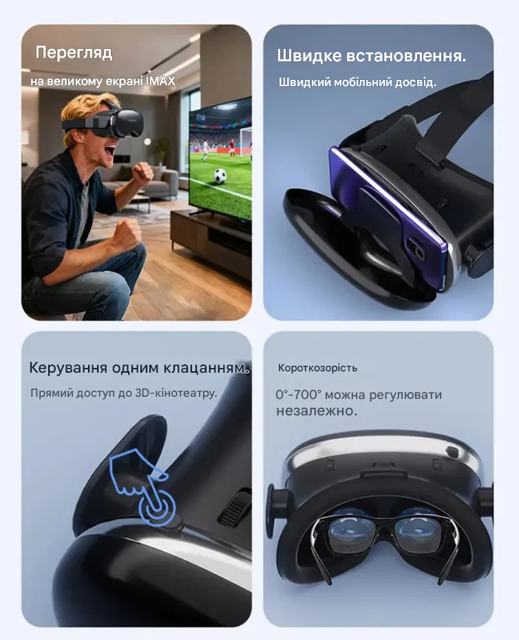 3D очки виртуальной реальности Shinecon G18 для смартфонов 4.7-7.0